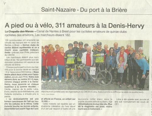 Article Ouest France 8 octobre 2019